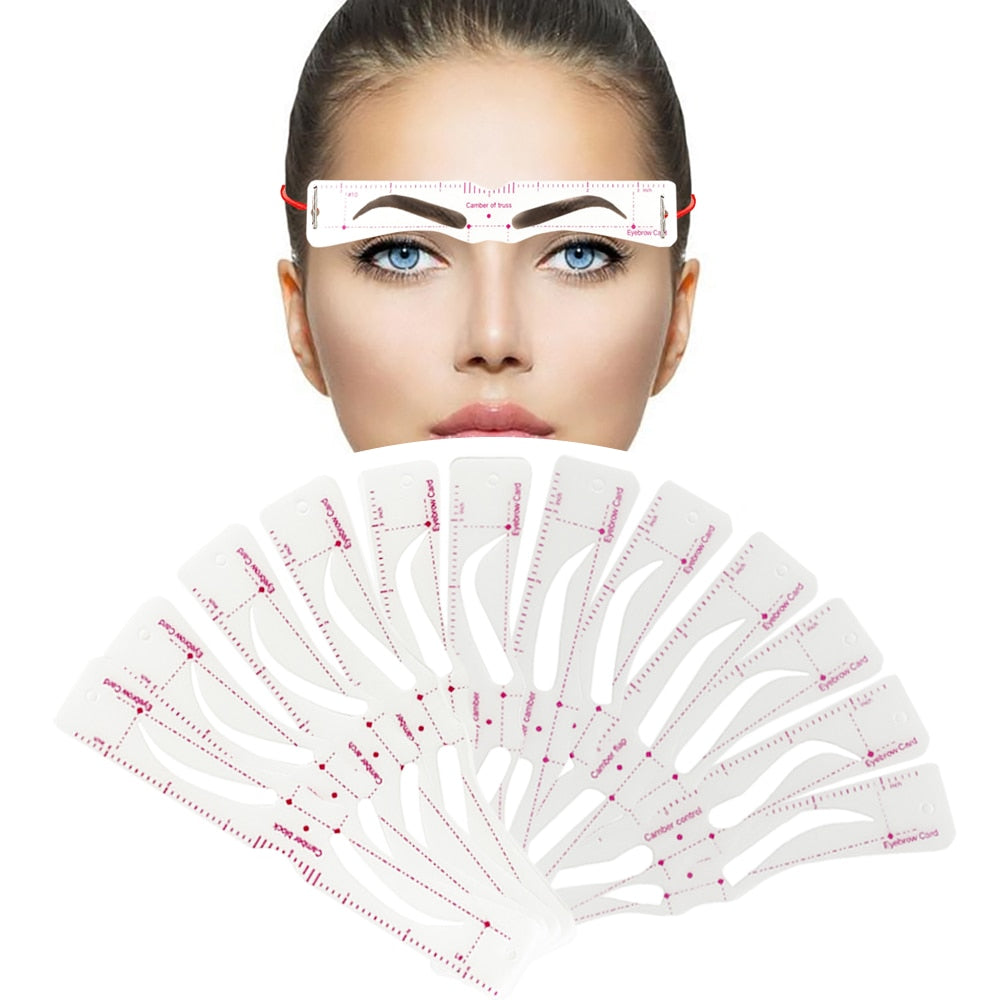 KELONDA™  Reusable Eyebrow Stencil Kit (12 pcs) - GET 50% OFF