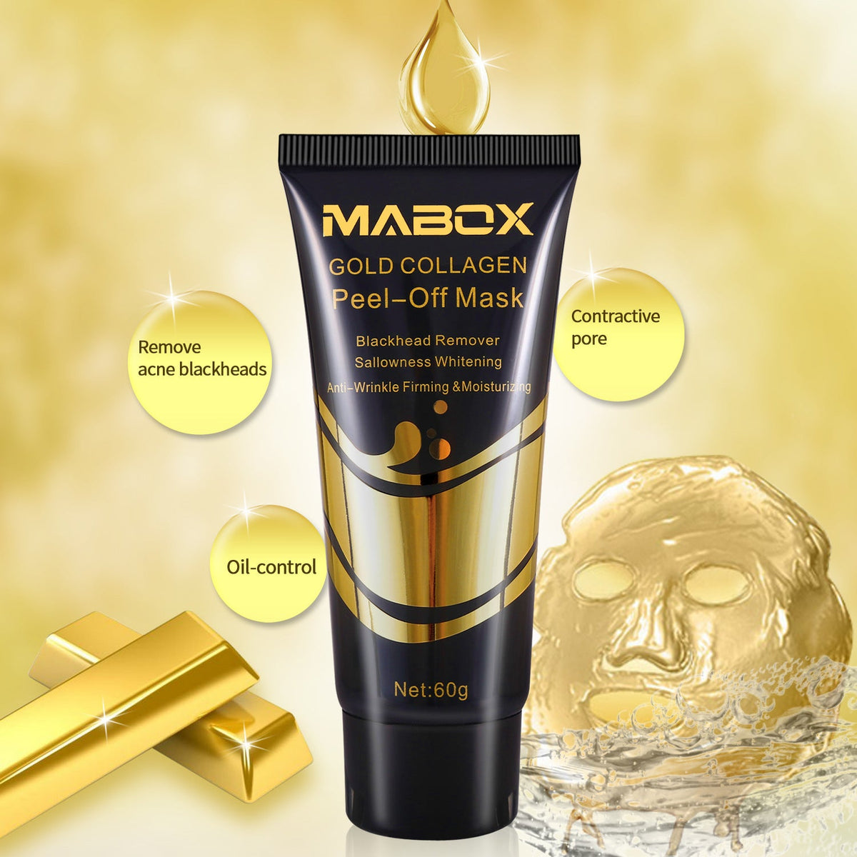 KELONDA™ Youth 24K Gold Peel-Off Mask - Buy 1 Get 1 Free