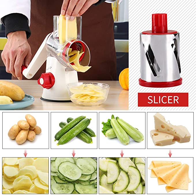 KELONDA™ 3-in-1 Vegetable Slicer and Shredder