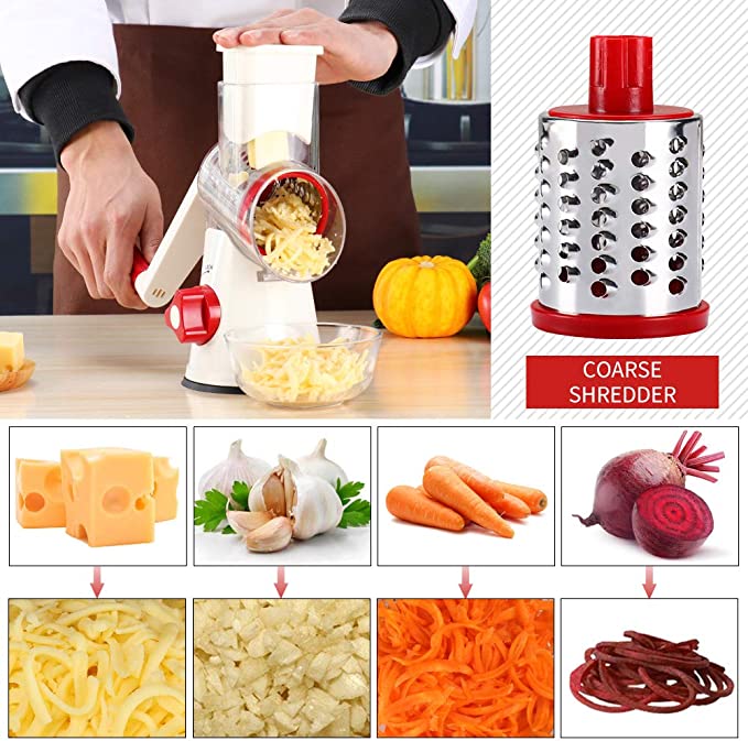KELONDA™ 3-in-1 Vegetable Slicer and Shredder