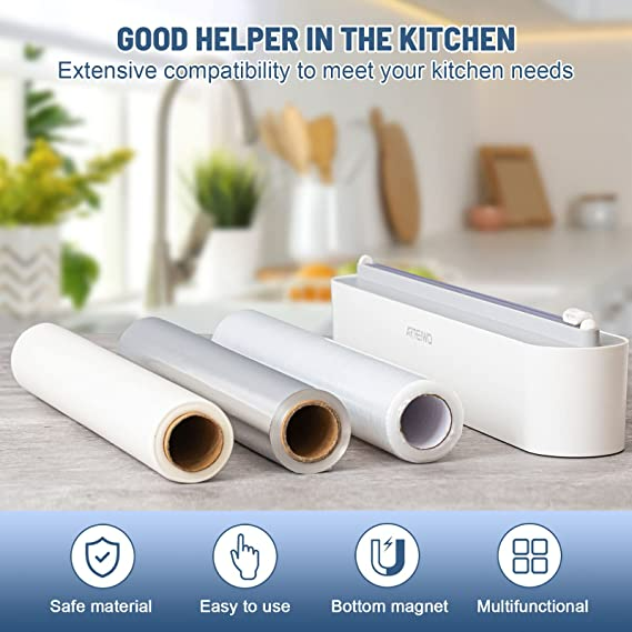 KELONDA™ Refillable Magnetic Wrap Dispenser with Cutter