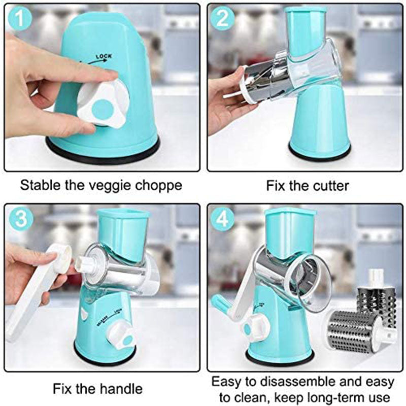 KELONDA™ 3-in-1 Vegetable Slicer and Shredder