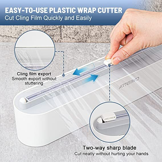KELONDA™ Refillable Magnetic Wrap Dispenser with Cutter