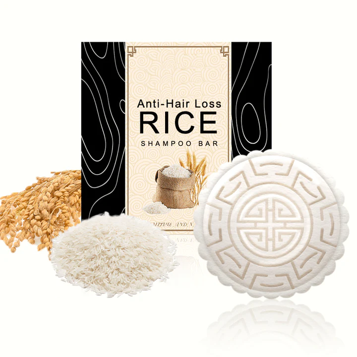 KELONDA™ Anti-Hair Loss Rice Shampoo Bar | Buy 1 Get 1 FREE