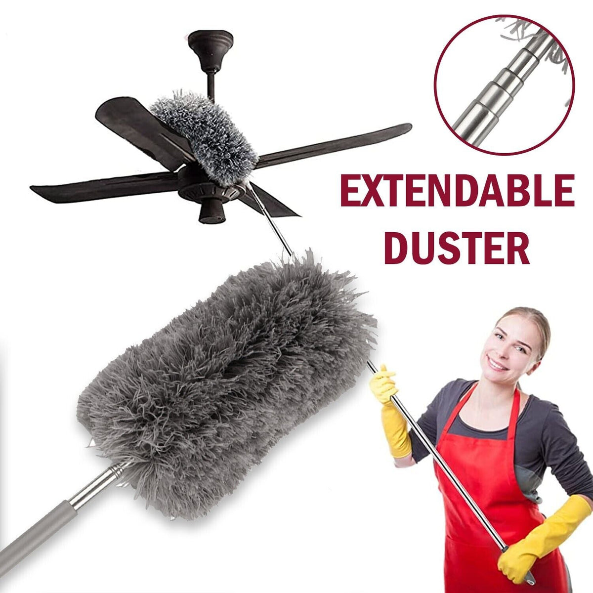 KELONDA™ Extendable Ceiling Fan Duster - GET 50% OFF