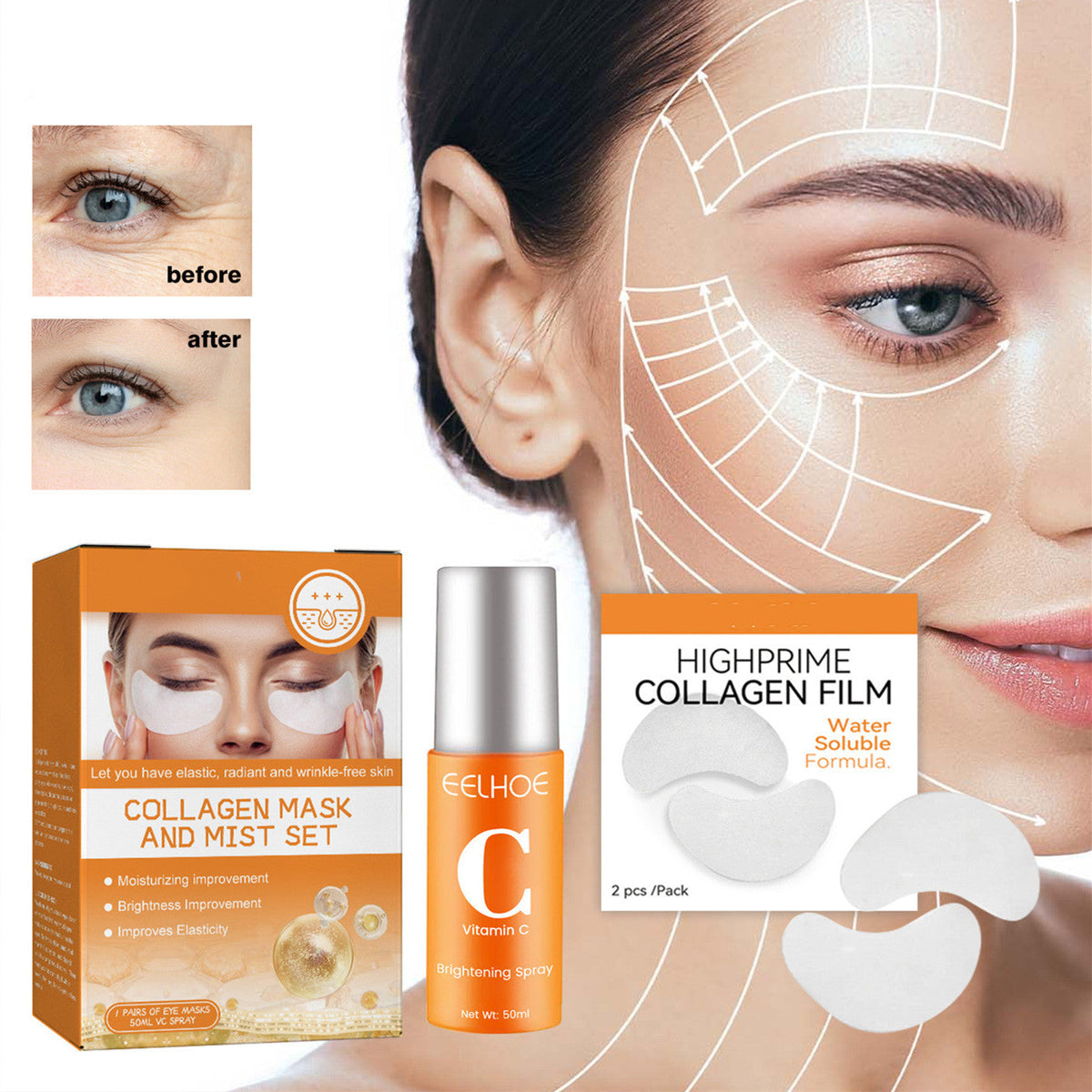 Kelonda™ Collagen Eye Mask Set | Buy 1 Get 1 FREE