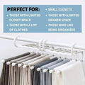 KELONDA™ 5-in-1 Space Saving Hanger ( Packing includes 2 pcs )
