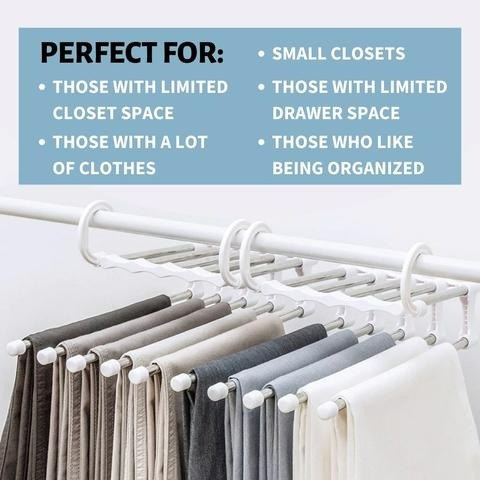 KELONDA™ 5-in-1 Space Saving Hanger ( Packing includes 2 pcs )