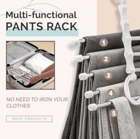 KELONDA™ 5-in-1 Space Saving Hanger ( Packing includes 2 pcs )